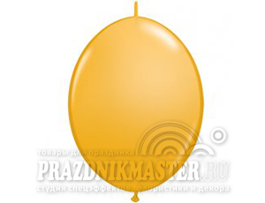 Q Линколун (12"/30 см) Золотистый Goldenrod Пастель 10шт