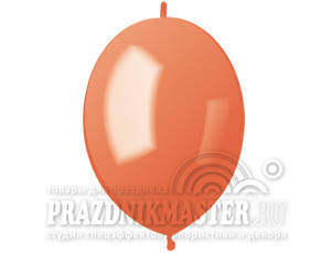 И Линколун (12"/30 см) Оранжевый (31) Orange Металлик 100шт