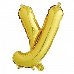 F Буква У (16''/41 см) Золото 1шт