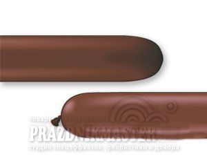 Q ШДМ (2''/5 см) Шоколадный Фэшн Chocolate Brown 100шт каталог шаров ШДМ