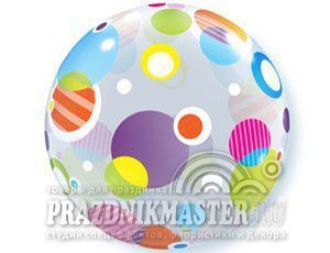 П Bubble (22"/56 см) В горошек 1шт