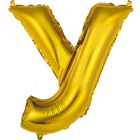 ВЗ Буква У (14"/36 см) Золото 1шт