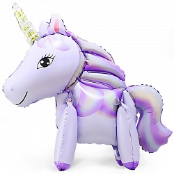 F Ходячая фигура (29''/74 см) Единорог Фиолетовый 1шт