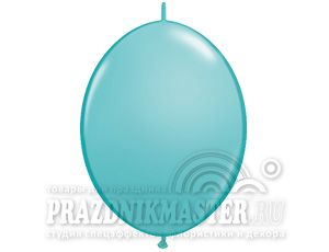 Q Линколун (12"/30 см) Карибский голубой Caribbean Blue Пастель 10шт