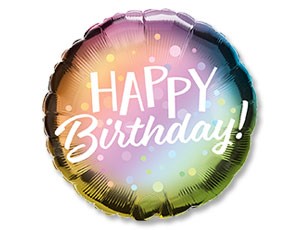 П Круг (18"/45 см) С ДР HB Омбре Металлик 1шт