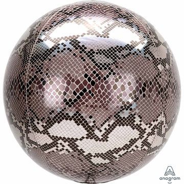 А Сфера 3D (16"/41 см) Змеиная кожа Сафари 1шт в интернет магазине Праздникмастер