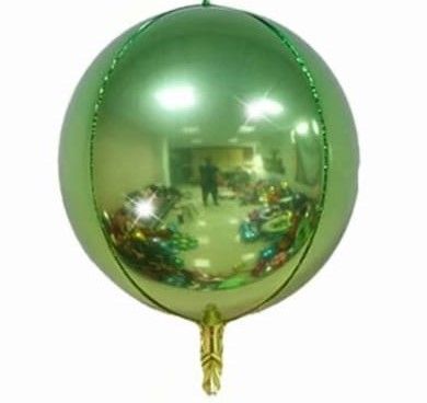 ПМ Сфера 3D (20"/51 см) Градиент Зеленый/Желтый 1шт в интернет магазине Праздникмастер