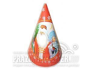 Колпак Дед Мороз и Снегурочка 6шт 1уп