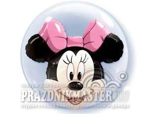 П Bubble Инсайдер (24"/60 см) Минни Маус Disney 1шт