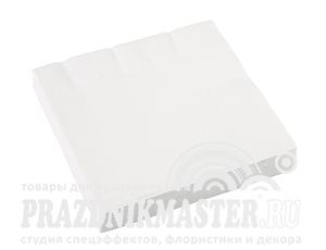 Салфетка Frosty White Белый 33см 16шт 1уп