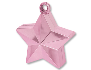 Грузик для шаров Звезда Розовый 170г/A 1шт