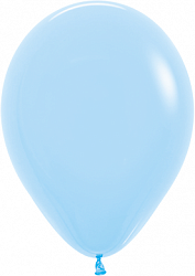 S Шар (12"/30 см) Нежно-голубой (640) Пастель Макарон 50шт