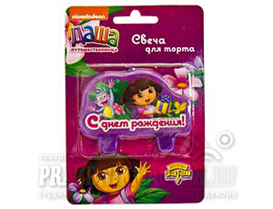 Свеча С ДР Даша-путешественница 1шт фотография