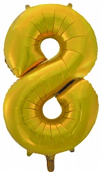 ПМ Цифра 8 (32"/81 см) Золото 1шт