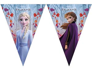 Гирлянда вымпел Холодное Сердце II 230см 1шт фотография