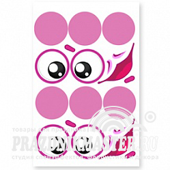 Наклейки Лунт 1шт фотография