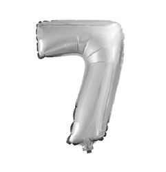 ПМ Цифра 7 (16''/41 см) Серебро 1шт