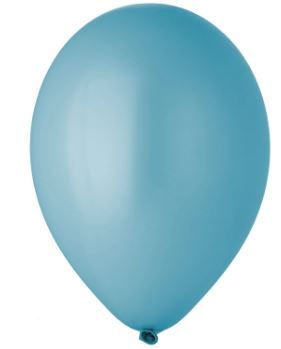 И Шар (10"/25 см) Голубой (09) Light Blue Пастель 100шт