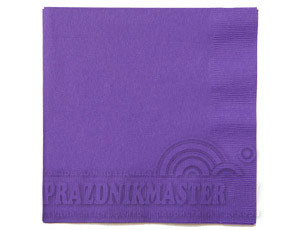 Салфетка Purple Фиолетовый 33х33см 16шт 1уп