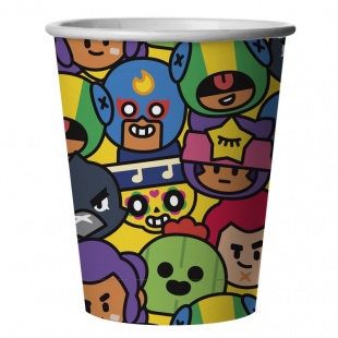 Стаканы Brawl Stars Герои 250 мл 6 шт 1 уп