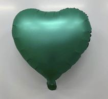 ПМ Сердце (18"/48 см) Зеленый Green Tiffany 1шт