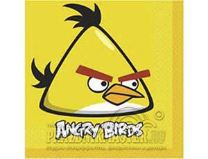 Салфетка Angry Birds 33х33см 16шт 1уп
