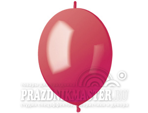 И Линколун (12"/30 см) Красный (53) Red Металлик 100шт