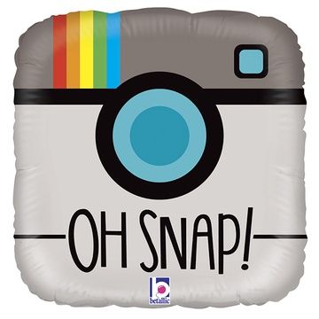 Б Фигура (18"/45 см) Фотоаппарат ОН SNAP! 1шт в интернет магазине Праздникмастер