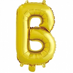 F Буква В (16''/41 см) Золото 1шт