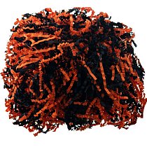 Бумажный наполнитель Микс Оранжевый Черный 3мм 50г