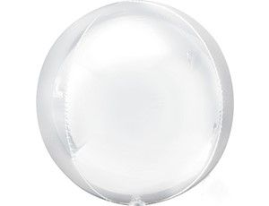 А Сфера 3D (16"/41 см) Белый Пастель 1шт