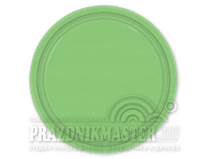 Тарелка однотон Festive Green зеленый 17 см 8 шт 1 уп