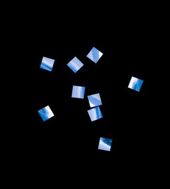 Конфетти металлизированное Синий 6х6мм 200гр 1уп