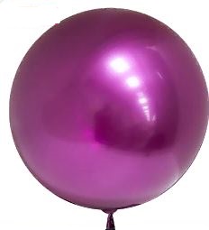 F Bubble BoBo Deco (18''/46 см) Фуше Хром 1шт