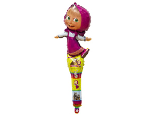 Г Мини-фигура (26"/66 см) SHAKE Маша и Медведь 1шт