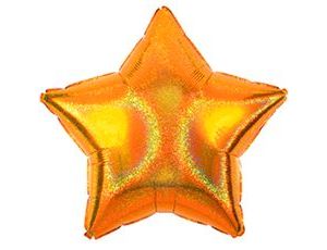 А Звезда (19"/48 см) Золото Блеск Голография 1шт