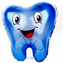 F Фигура (22''/56 см) Зубик Синий 1шт