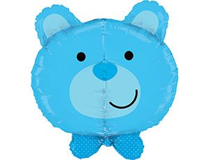 Б Фигура (27"/68 см) Голова медвежонка мальчика 1шт