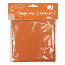 Скатерть полиэтиленовая Оранжевый Orange 121х183см 1шт