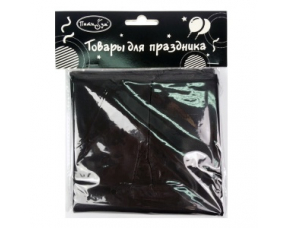 Скатерть полиэтиленовая Black 121х183 см 1 шт