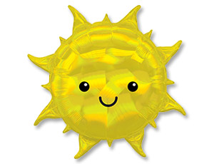 А Фигура (27"/69 см) Солнце Голография 1шт