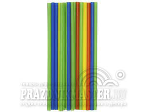Трубочки для коктейля Разноцветный  8мм 50шт 1уп