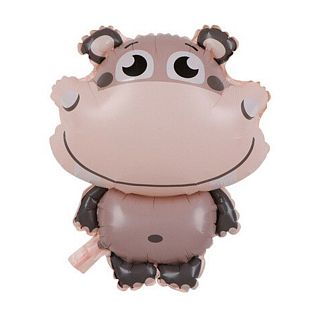 В Фигура (24"/60 см) Бегемотик 1шт