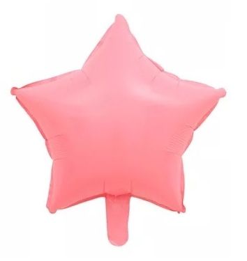 ПМ Звезда (18"/46 см) Розовый Poudre Pink 1шт в интернет магазине Праздникмастер