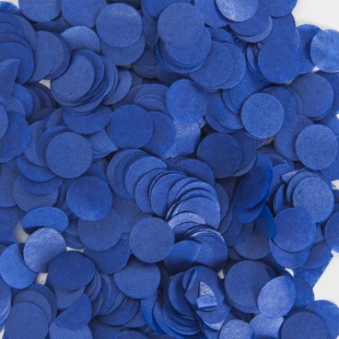 Конфетти тишью Круг Синий 1см 50гр 1уп фотография