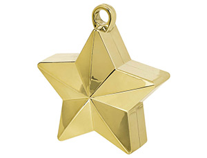Грузик для шаров Звезда Золотой 170г/А 1шт