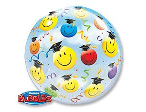 П Bubble (22"/56 см) Улыбка Выпускник 1шт