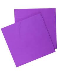 Салфетки Purple 33см 12шт 1уп