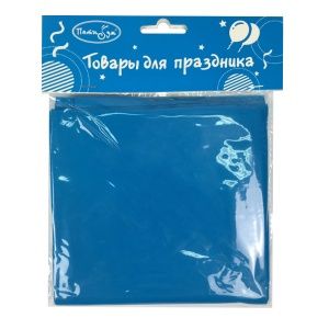 Скатерть полиэтиленовая Blue 121х183 см 1 шт