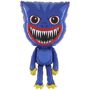Г Фигура (28''/71 см) Зубастики Зубабасси Синий 1шт